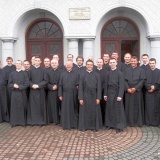 Společna fotka před noviciátem