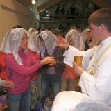 Jižní Korea, přijímání během mše svaté